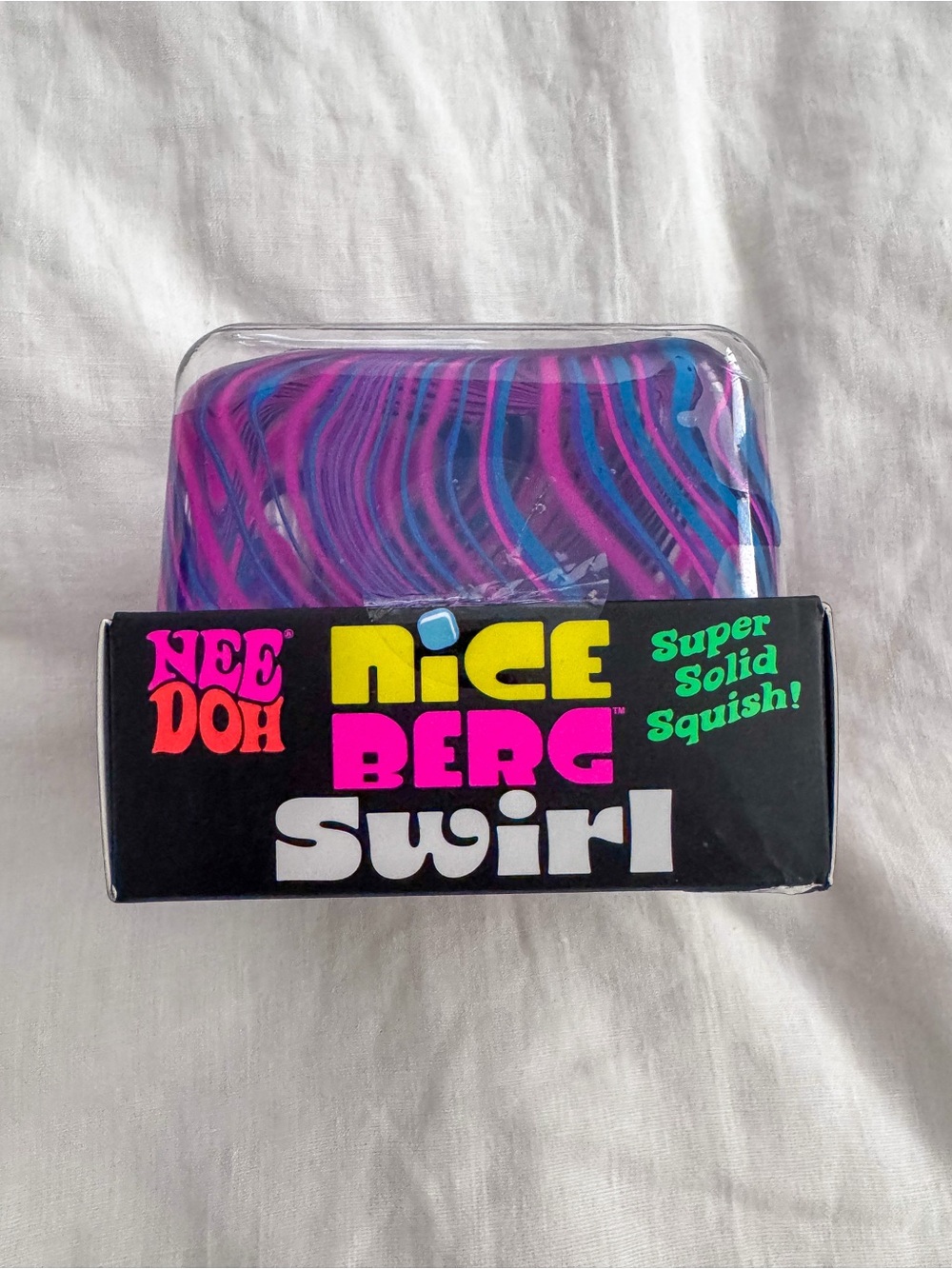 Authentic Nice Berg Swirl - Purple & Blue Swirl